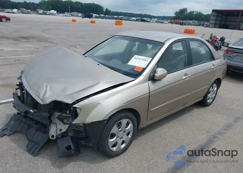 2008 Kia Spectra Ex z USA, uszkodzony, nr VIN KNAFE121385538257